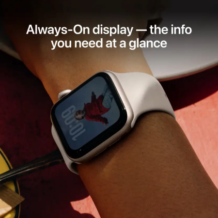 Apple Watch SE 3 GPS 40mm Starlight / Midnight Aluminium Case with Starlight / Midnight Sport Band - S/M / M/L : Pre-booking ₹5,000