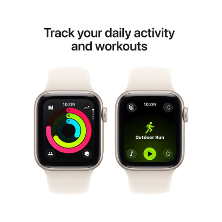 Apple Watch SE 3 GPS 40mm Starlight / Midnight Aluminium Case with Starlight / Midnight Sport Band - S/M / M/L : Pre-booking ₹5,000