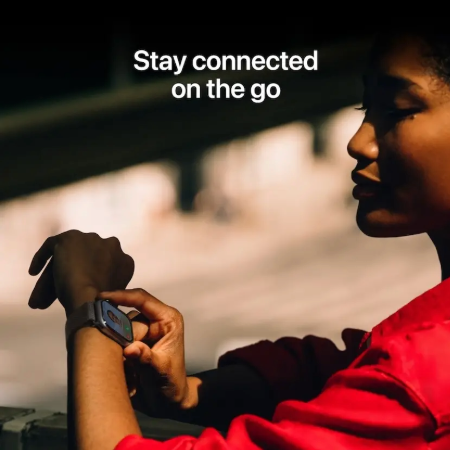 Apple Watch Series 11 GPS 42mm Jet Black Aluminium / Space Grey / Rose Gold Aluminium/Light Blush / Silver Aluminium/Purple Fog Case with Black Sport Band - S/M & M/L : Pre-booking ₹5,000