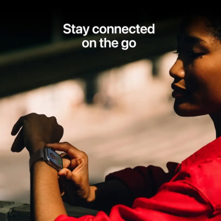 Apple Watch Series 11 GPS 46mm Jet Black Aluminium / Space Grey / Rose Gold Aluminium/Light Blush / Silver Aluminium/Purple Fog Case with Black Sport Band - S/M & M/L : Pre-booking ₹5,000