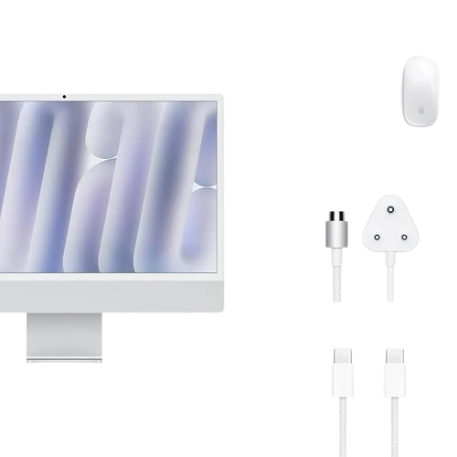 Apple:24-inch iMac with Retina 4.5K display: Apple M4 chip with 8-core CPU and 8-core GPU, 16GB, 256GB SSD