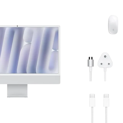 Apple:24-inch iMac with Retina 4.5K display: Apple M4 chip with 8-core CPU and 8-core GPU, 16GB, 256GB SSD