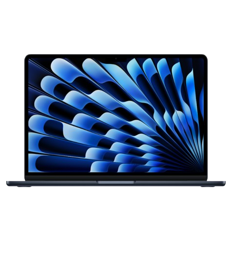 Apple 13-inch MacBook Air: Apple M4 chip with 10-core CPU and 10-core GPU, 16GB, 512GB SSD - Midnight / Silver / Sky Blue / Starlight