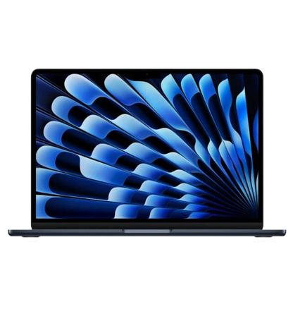 Apple:13-inch MacBook Air: Apple M4 chip with 10-core CPU and 10-core GPU, 24GB, 512GB SSD - Midnight / Silver / Sky Blue / Starlight