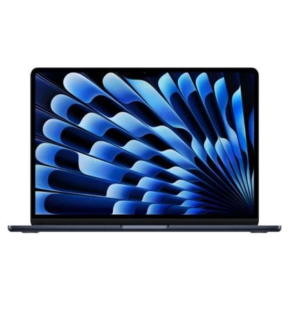 Apple 15-inch MacBook Air: Apple M4 chip with 10-core CPU and 10-core GPU, 16GB, 512GB SSD - Midnight / Silver / Sky Blue / Starlight