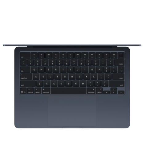 Apple 13-inch MacBook Air: Apple M4 chip with 10-core CPU and 10-core GPU, 16GB, 512GB SSD - Midnight / Silver / Sky Blue / Starlight