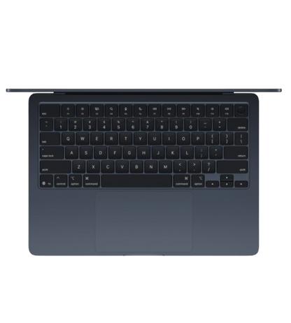 Apple 13-inch MacBook Air: Apple M4 chip with 10-core CPU and 10-core GPU, 16GB, 512GB SSD - Midnight / Silver / Sky Blue / Starlight