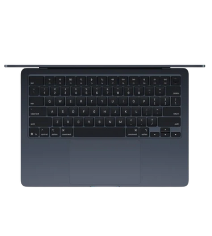 Apple:13-inch MacBook Air: Apple M4 chip with 10-core CPU and 10-core GPU, 24GB, 512GB SSD - Midnight / Silver / Sky Blue / Starlight