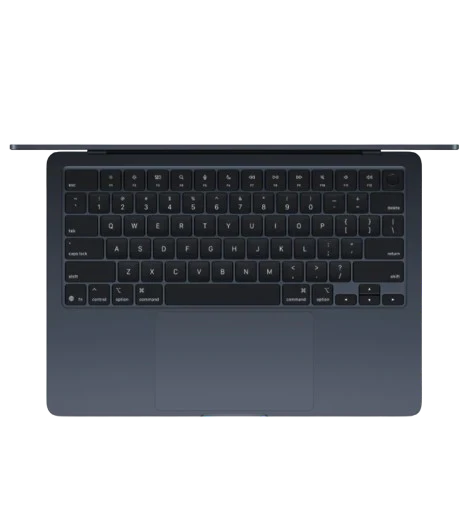 Apple 13-inch MacBook Air: Apple M4 chip with 10-core CPU and 8-core GPU, 16GB, 256GB SSD - Midnight / Silver / Sky Blue / Starlight