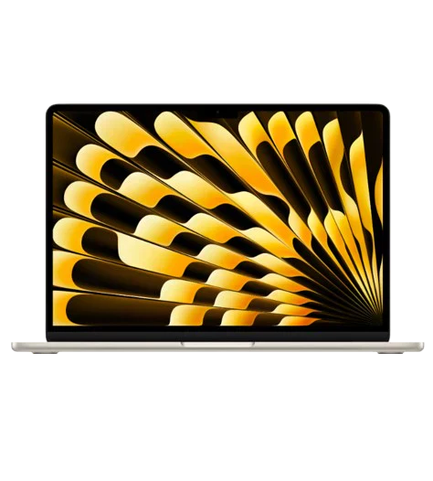 Apple 15-inch MacBook Air: Apple M4 chip with 10-core CPU and 10-core GPU, 16GB, 512GB SSD - Midnight / Silver / Sky Blue / Starlight