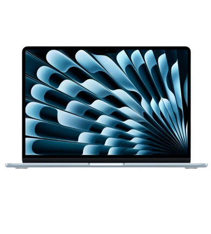 Apple:13-inch MacBook Air: Apple M4 chip with 10-core CPU and 10-core GPU, 24GB, 512GB SSD - Midnight / Silver / Sky Blue / Starlight