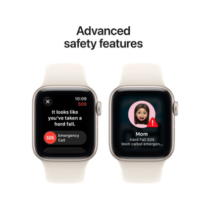Apple Watch SE 3 GPS 40mm Starlight / Midnight Aluminium Case with Starlight / Midnight Sport Band - S/M / M/L : Pre-booking ₹5,000