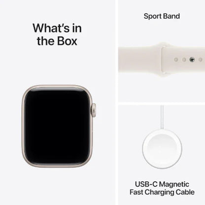 Apple Watch SE 3 GPS + Cellular 44mm Starlight / Midnight Aluminium Case with Starlight / Midnight Sport Band - S/M / M/L : Pre-booking ₹5,000
