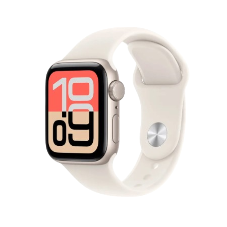 Apple Watch SE 3 GPS 40mm Starlight / Midnight Aluminium Case with Starlight / Midnight Sport Band - S/M / M/L : Pre-booking ₹5,000