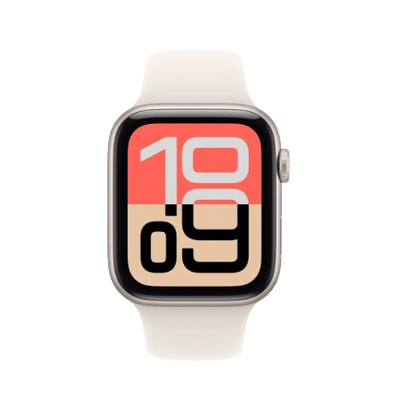 Apple Watch SE 3 GPS 44mm Starlight / Midnight Aluminium Case with Starlight / Midnight Sport Band - S/M / M/L : Pre-booking ₹5,000