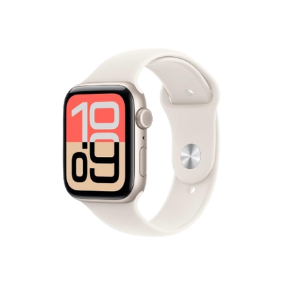 Apple Watch SE 3 GPS + Cellular 44mm Starlight / Midnight Aluminium Case with Starlight / Midnight Sport Band - S/M / M/L : Pre-booking ₹5,000
