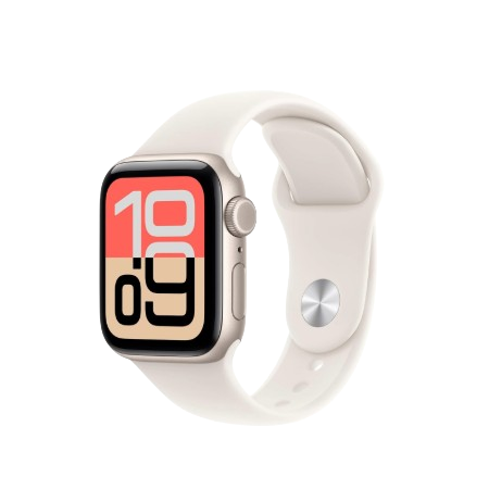 Apple Watch SE 3 GPS + Cellular 40mm Starlight / Midnight Aluminium Case with Starlight / Midnight Sport Band - S/M / M/L : Pre-booking ₹5,000