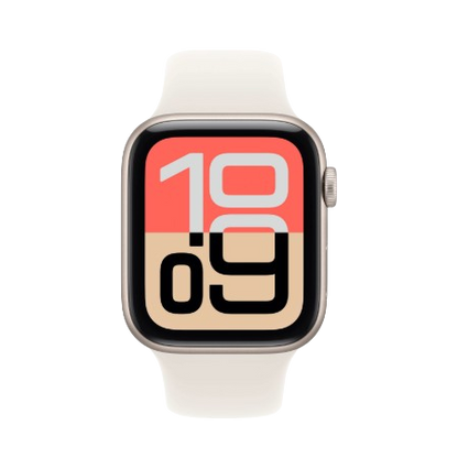 Apple Watch SE 3 GPS + Cellular 44mm Starlight / Midnight Aluminium Case with Starlight / Midnight Sport Band - S/M / M/L : Pre-booking ₹5,000