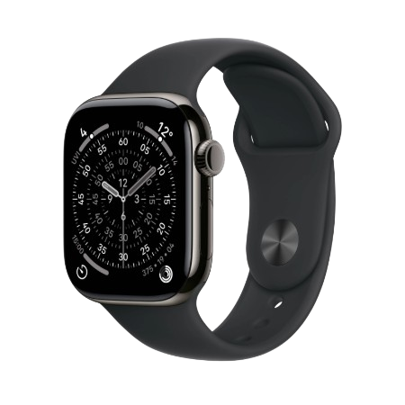 Apple Watch Series 11 GPS + Cellular 42mm Natural, Stone Grey / Slate, Black / Gold, Light Blush Titanium Case with Sport Band - S/M & M/L : Pre-booking ₹5,000