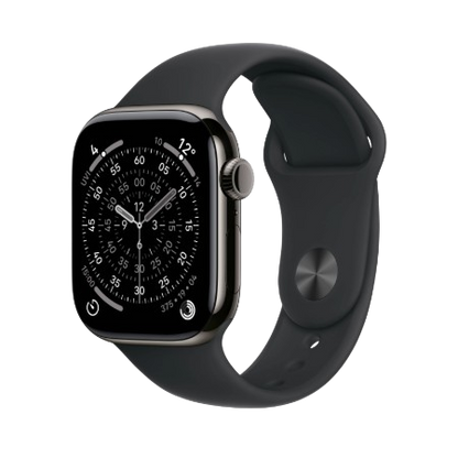 Apple Watch Series 11 GPS + Cellular 42mm Natural, Stone Grey / Slate, Black / Gold, Light Blush Titanium Case with Sport Band - S/M & M/L : Pre-booking ₹5,000