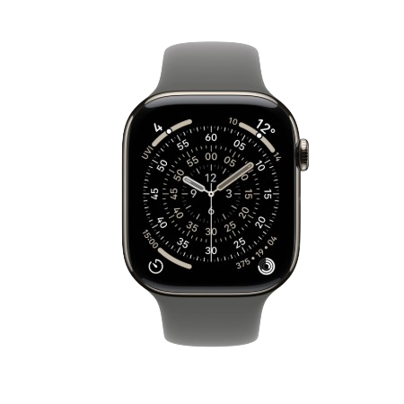 Apple Watch Series 11 GPS + Cellular 46mm Natural, Stone Grey / Slate, Black / Gold, Light Blush Titanium Case with Sport Band - S/M & M/L : Pre-booking ₹5,000