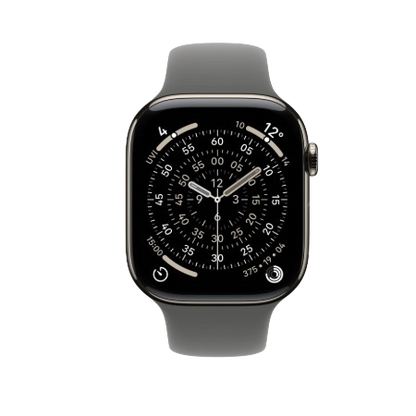 Apple Watch Series 11 GPS + Cellular 46mm Natural, Stone Grey / Slate, Black / Gold, Light Blush Titanium Case with Sport Band - S/M & M/L : Pre-booking ₹5,000