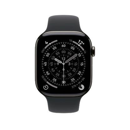 Apple Watch Series 11 GPS + Cellular 46mm Natural, Stone Grey / Slate, Black / Gold, Light Blush Titanium Case with Sport Band - S/M & M/L : Pre-booking ₹5,000