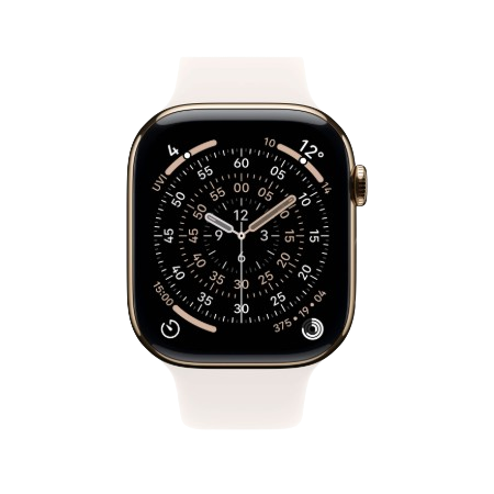 Apple Watch Series 11 GPS + Cellular 46mm Natural, Stone Grey / Slate, Black / Gold, Light Blush Titanium Case with Sport Band - S/M & M/L : Pre-booking ₹5,000
