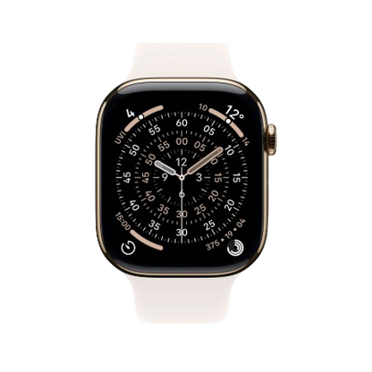 Apple Watch Series 11 GPS + Cellular 46mm Natural, Stone Grey / Slate, Black / Gold, Light Blush Titanium Case with Sport Band - S/M & M/L : Pre-booking ₹5,000