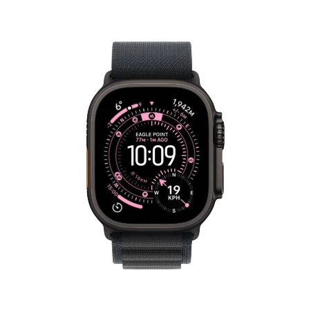 Apple Watch Ultra 3 GPS + Cellular 49mm – Black Titanium Collection (Black Ocean Band | Black Alpine Loop S/M/L | Black/Charcoal Trail Loop S/M & M/L)