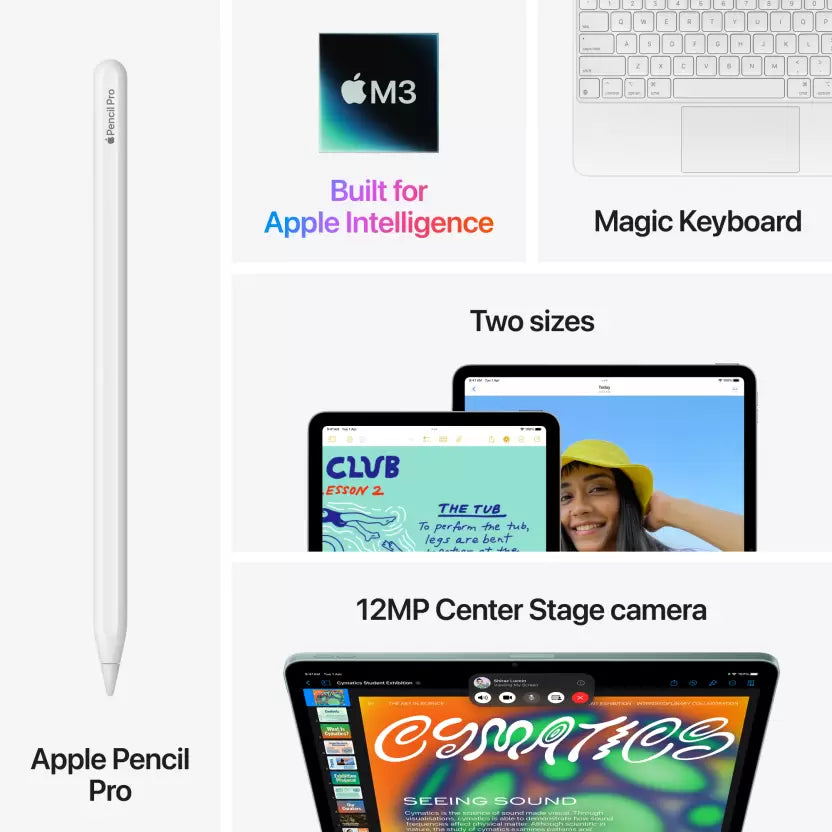 Apple 13-inch iPad Air M3 Wi-Fi 256GB - Blue / Purple / Space Grey / Starlight